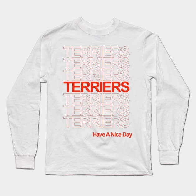 Thanks Terriers Long Sleeve T-Shirt by xristiantj
